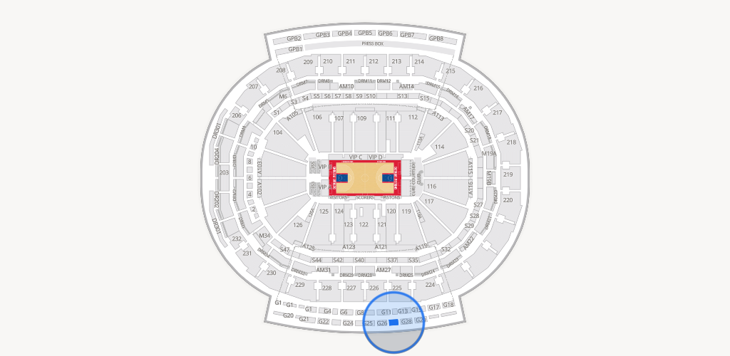 Little Caesars Arena Seating Chart