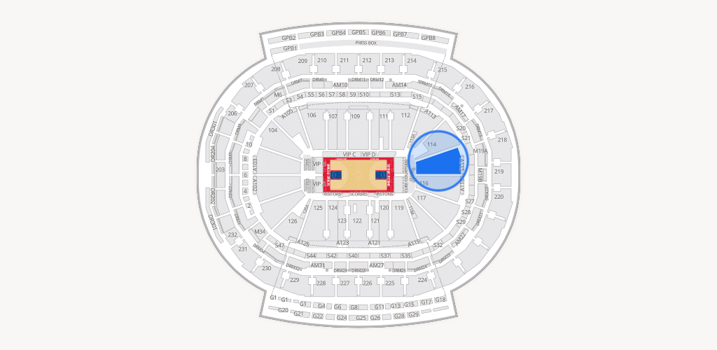 Little Caesars Arena Seating Chart