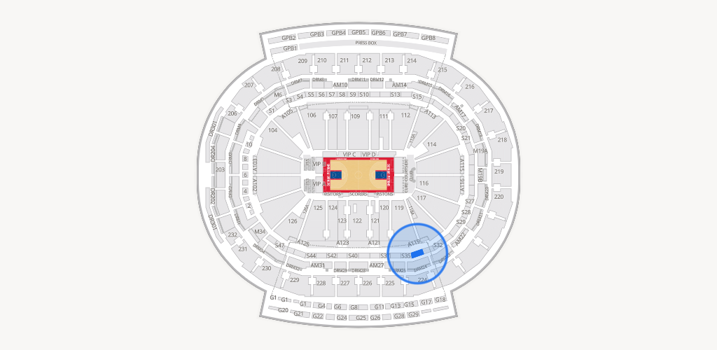 Little Caesars Arena Seating Chart