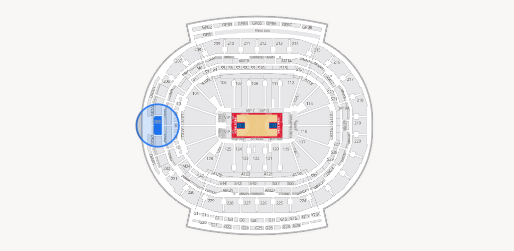 Little Caesars Arena Seating Chart