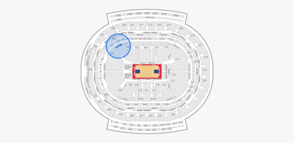 Little Caesars Arena Seating Chart
