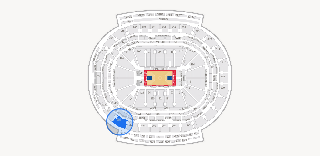 Little Caesars Arena Seating Chart