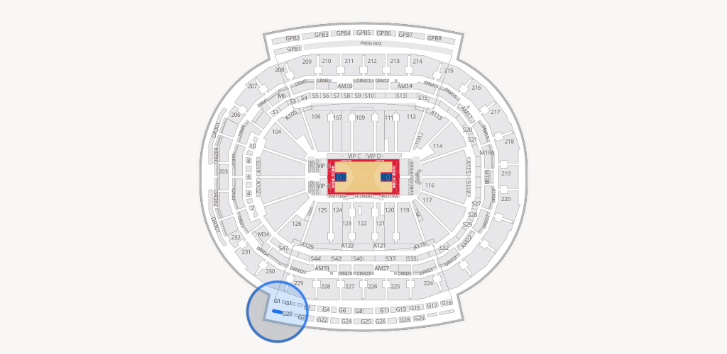 Little Caesars Arena Seating Chart
