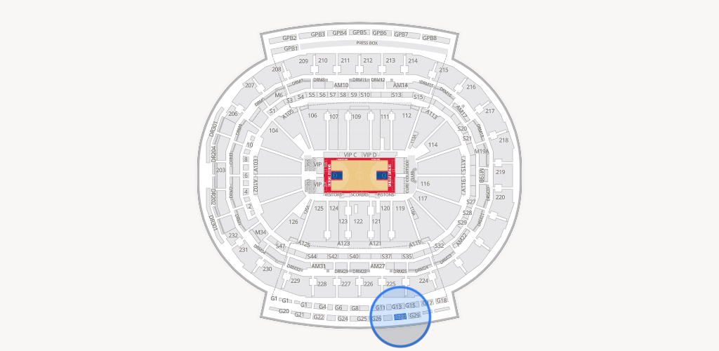 Little Caesars Arena Seating Chart