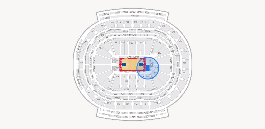 Little Caesars Arena Seating Chart
