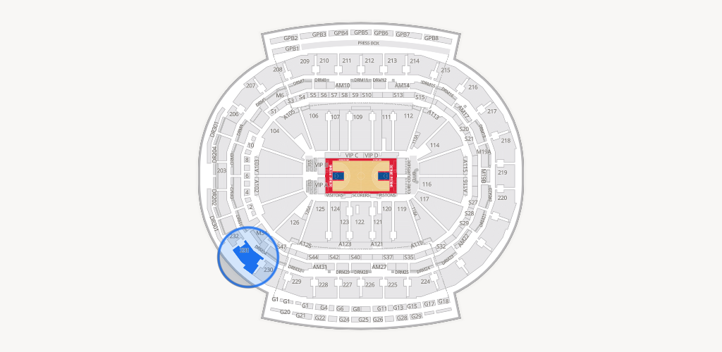 Little Caesars Arena Seating Chart