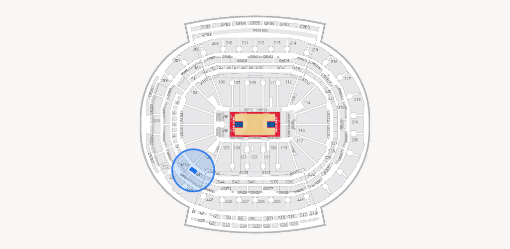 Little Caesars Arena Seating Chart