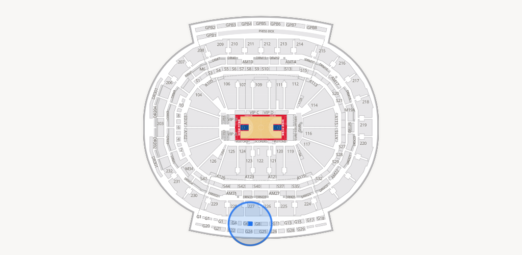 Little Caesars Arena Seating Chart
