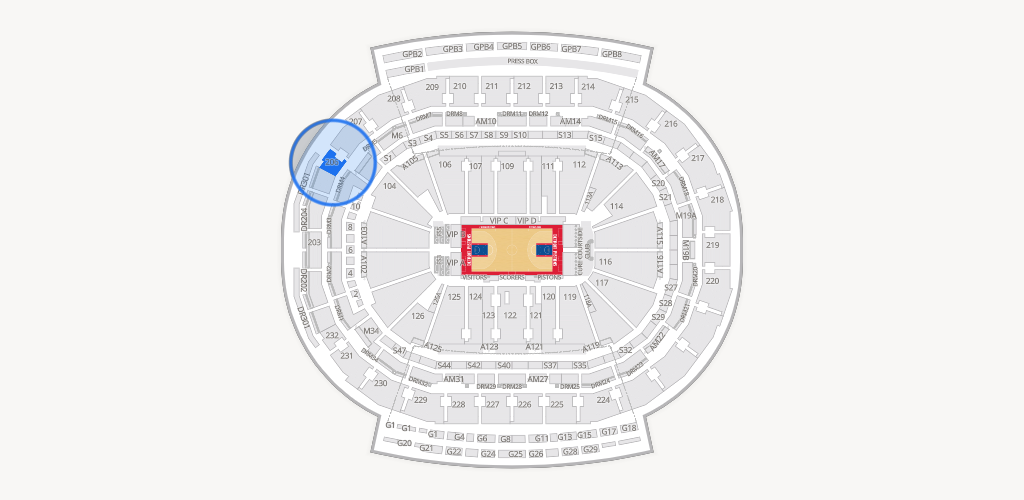 Little Caesars Arena Seating Chart