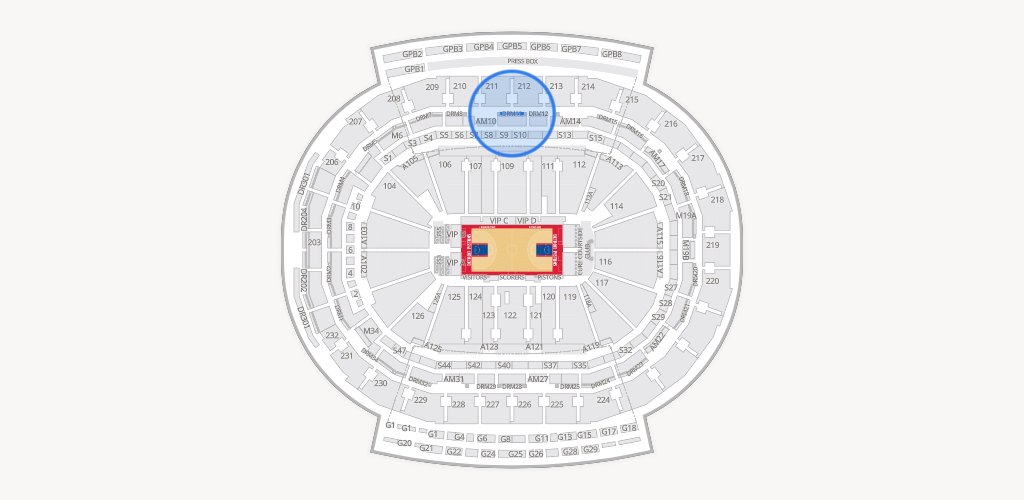 Little Caesars Arena Seating Chart