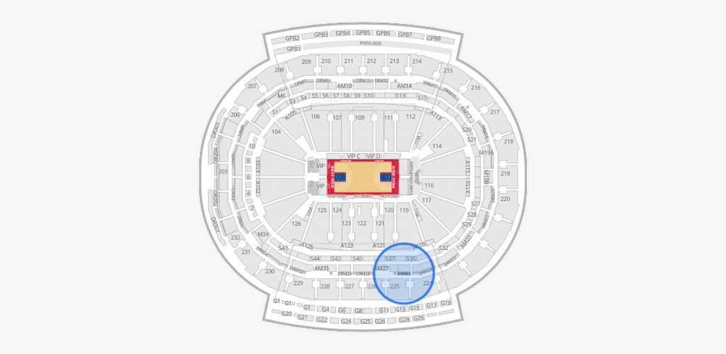 Little Caesars Arena Seating Chart