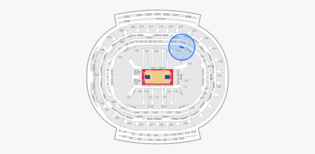 Little Caesars Arena Seating Chart