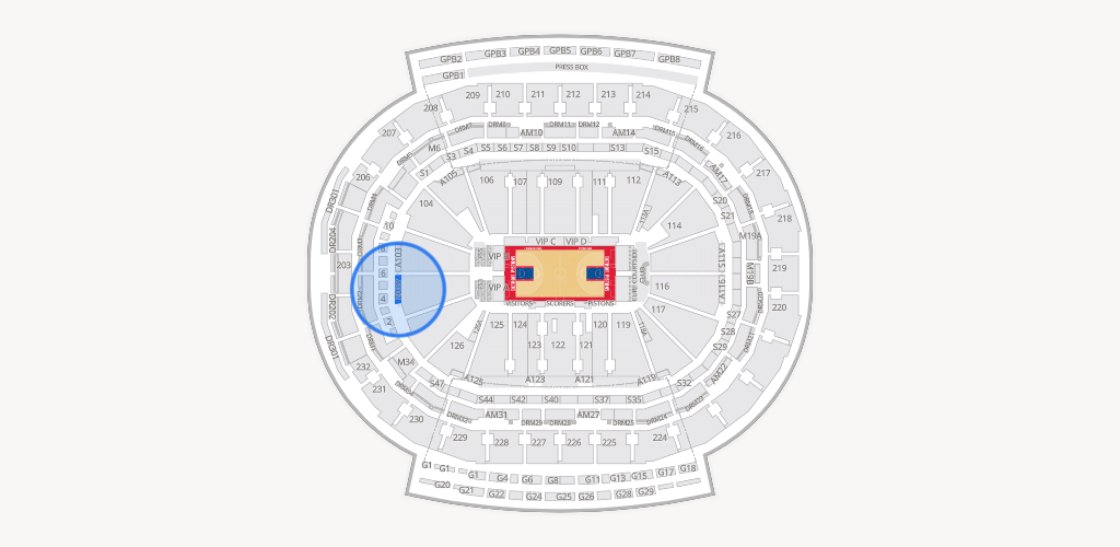 Little Caesars Arena Seating Chart