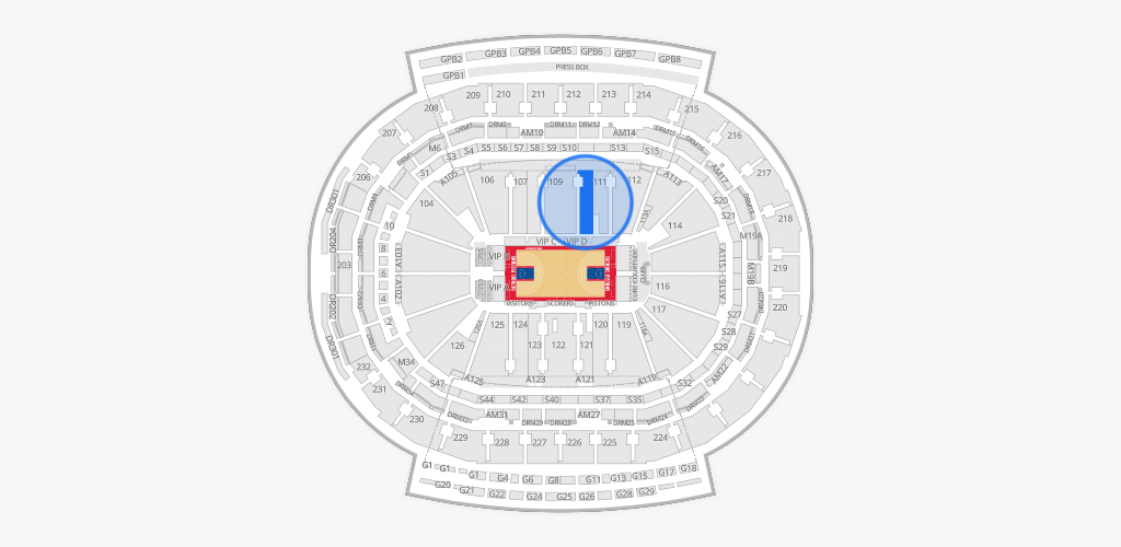 Little Caesars Arena Seating Chart