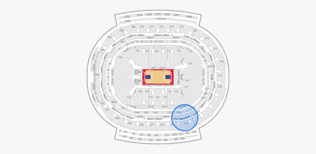 Little Caesars Arena Seating Chart