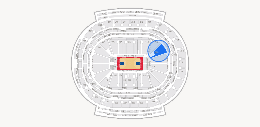 Little Caesars Arena Seating Chart