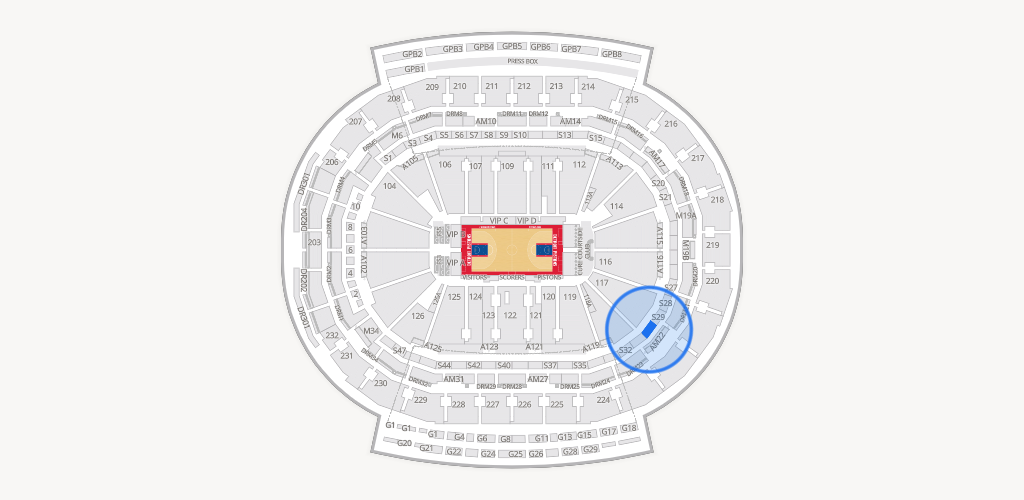 Little Caesars Arena Seating Chart