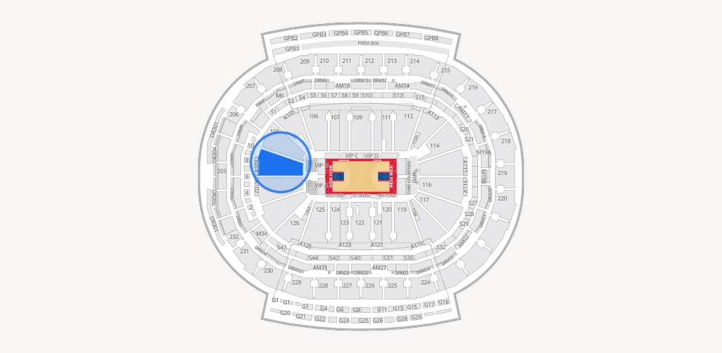 Little Caesars Arena Seating Chart
