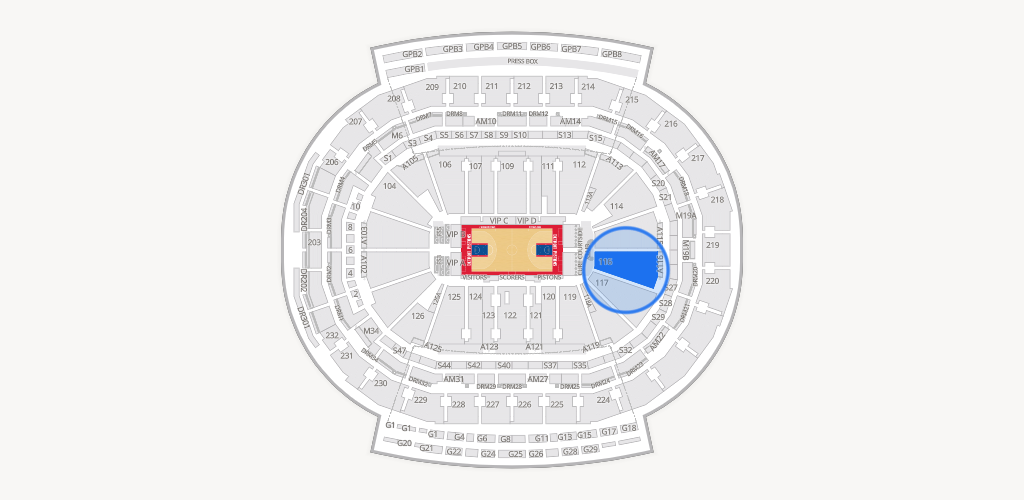 Little Caesars Arena Seating Chart