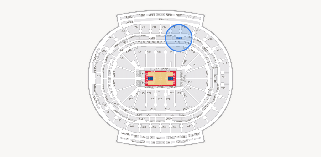 Little Caesars Arena Seating Chart