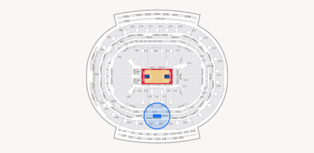 Little Caesars Arena Seating Chart