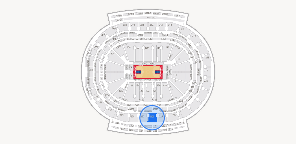 Little Caesars Arena Seating Chart