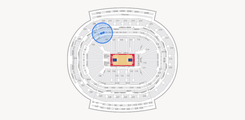 Little Caesars Arena Seating Chart