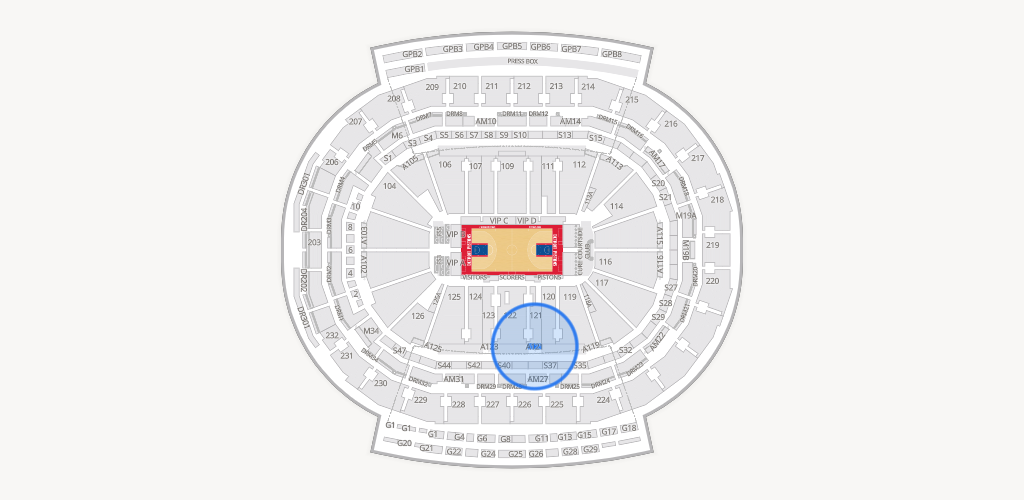 Little Caesars Arena Seating Chart