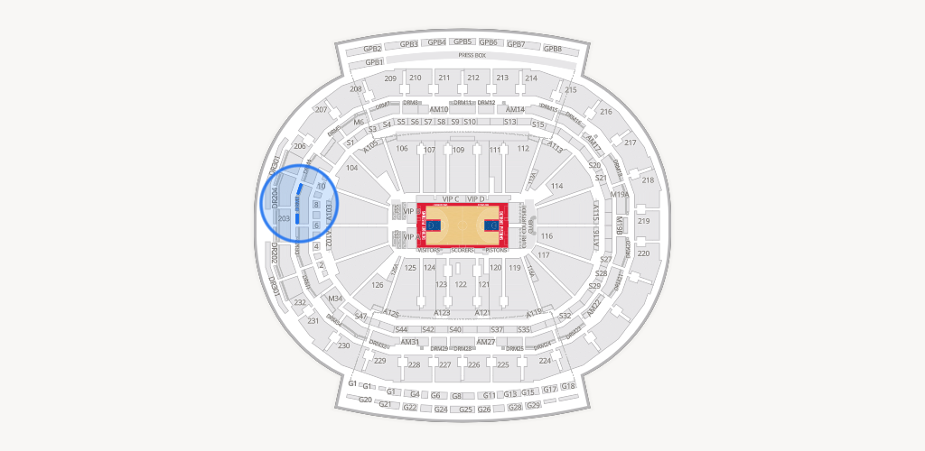 Little Caesars Arena Seating Chart
