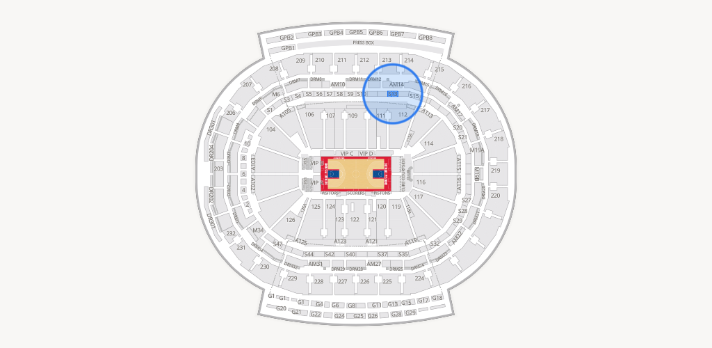 Little Caesars Arena Seating Chart