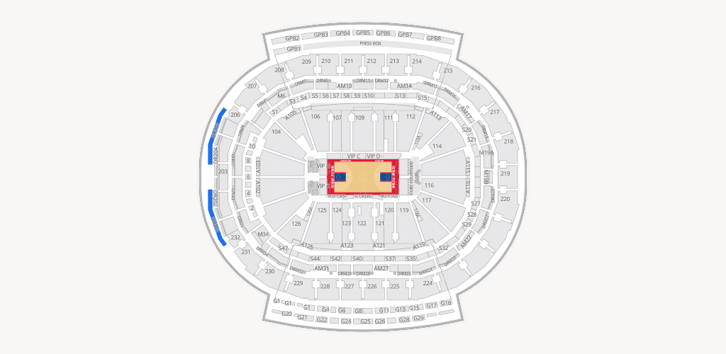 Little Caesars Arena Seating Chart