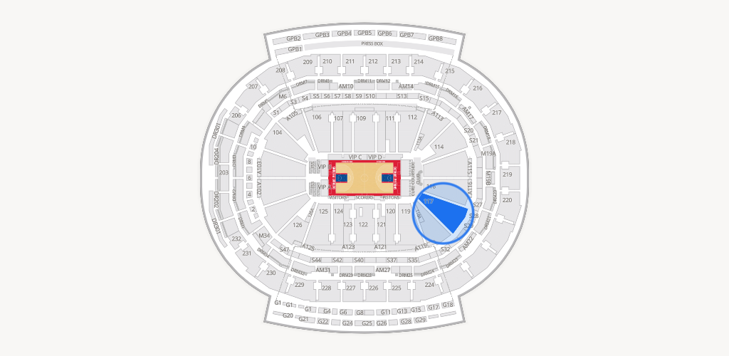 Little Caesars Arena Seating Chart