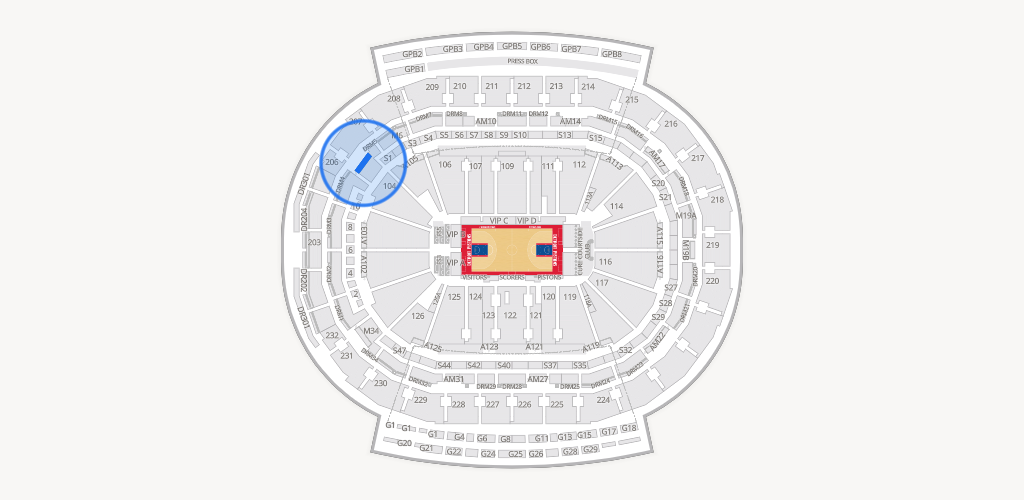 Little Caesars Arena Seating Chart