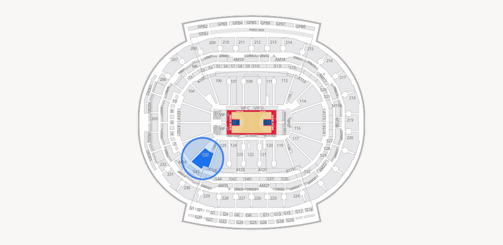 Little Caesars Arena Seating Chart