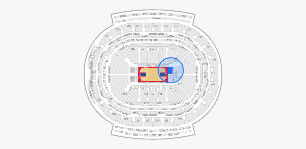Little Caesars Arena Seating Chart