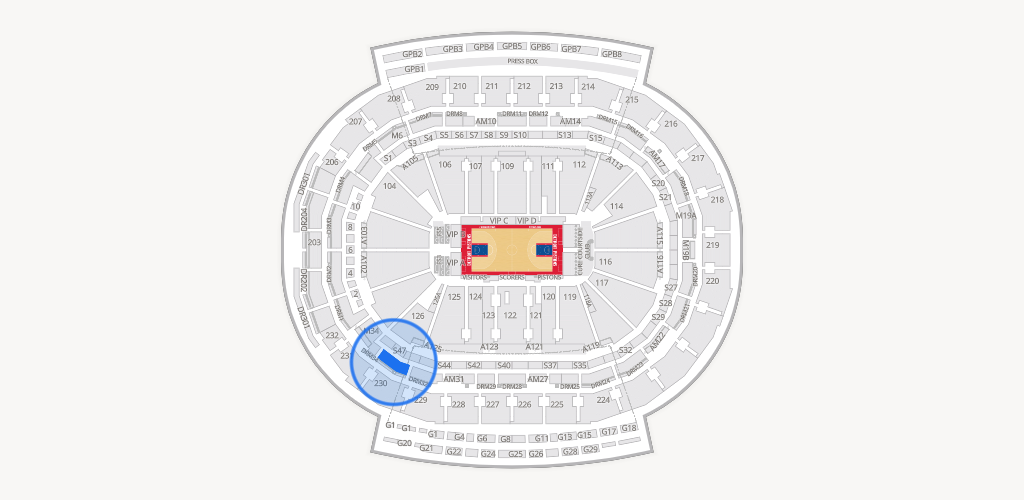 Little Caesars Arena Seating Chart
