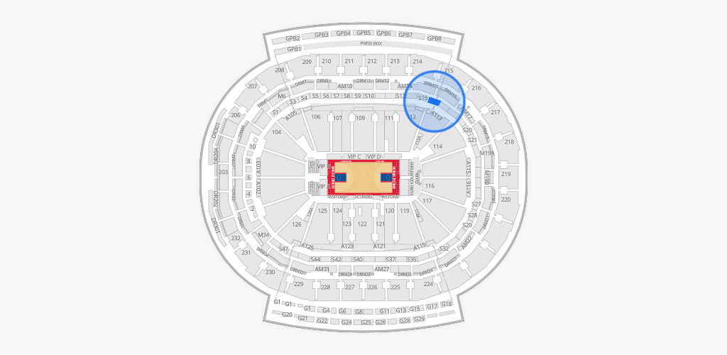 Little Caesars Arena Seating Chart