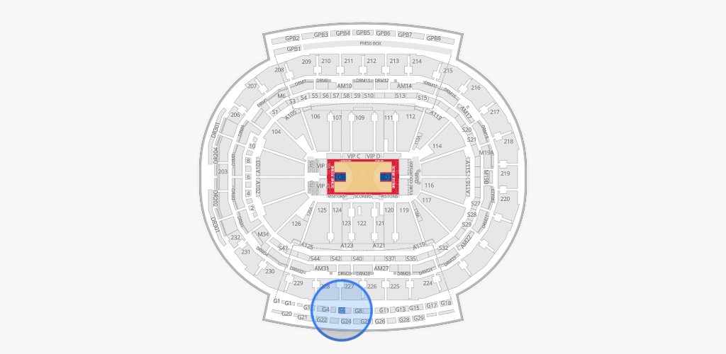 Little Caesars Arena Seating Chart