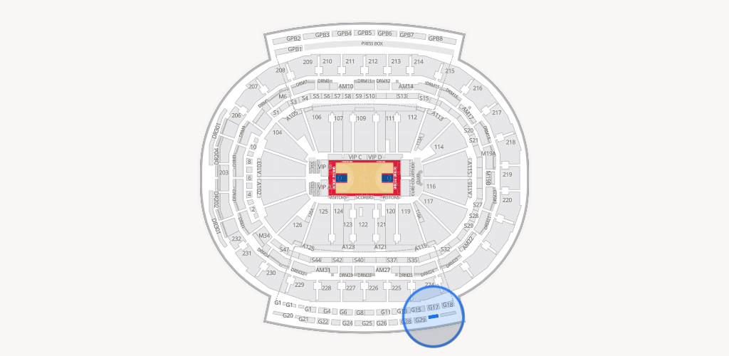 Little Caesars Arena Seating Chart