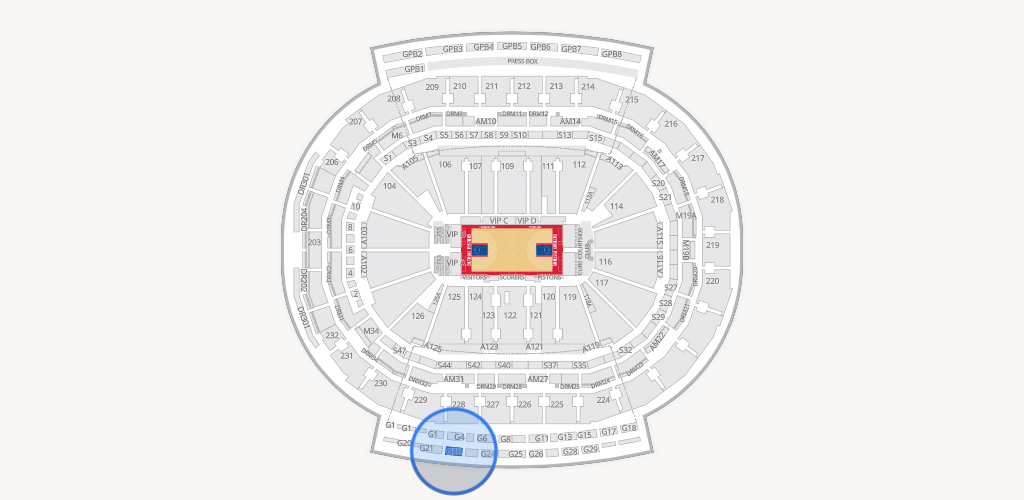 Little Caesars Arena Seating Chart