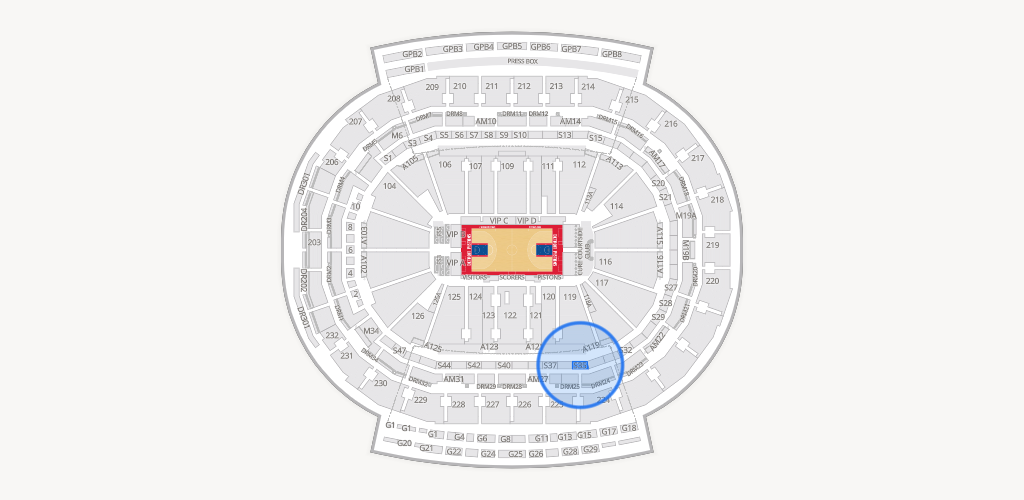 Little Caesars Arena Seating Chart