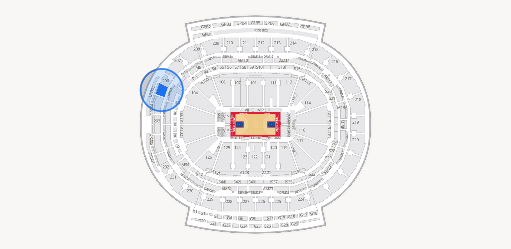 Little Caesars Arena Seating Chart