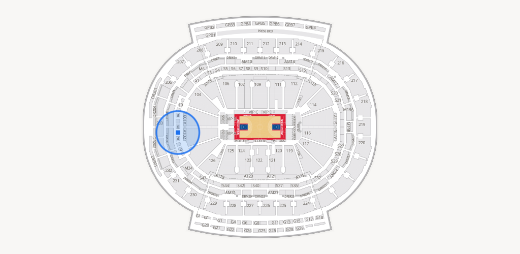 Little Caesars Arena Seating Chart