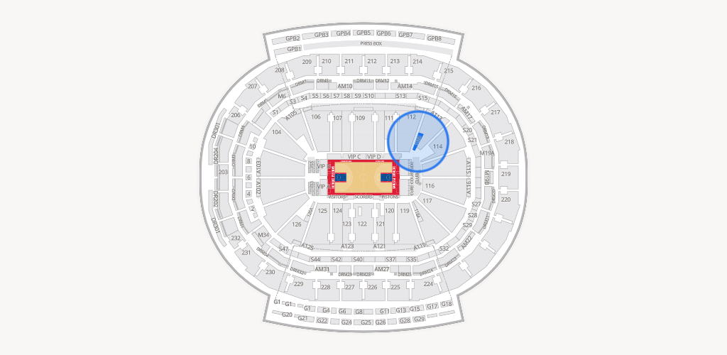 Little Caesars Arena Seating Chart