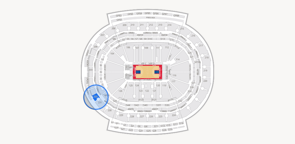 Little Caesars Arena Seating Chart
