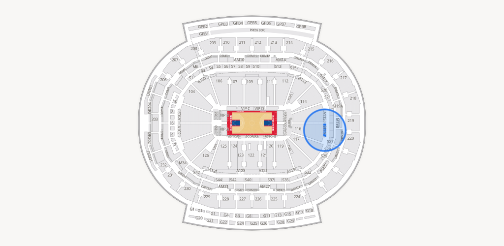 Little Caesars Arena Seating Chart
