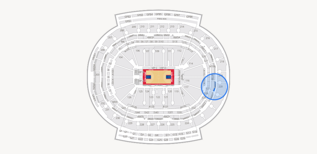 Little Caesars Arena Seating Chart
