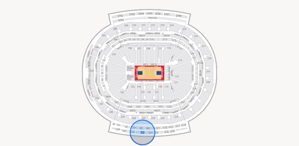 Little Caesars Arena Seating Chart