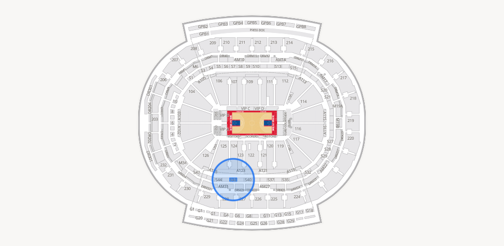 Little Caesars Arena Seating Chart