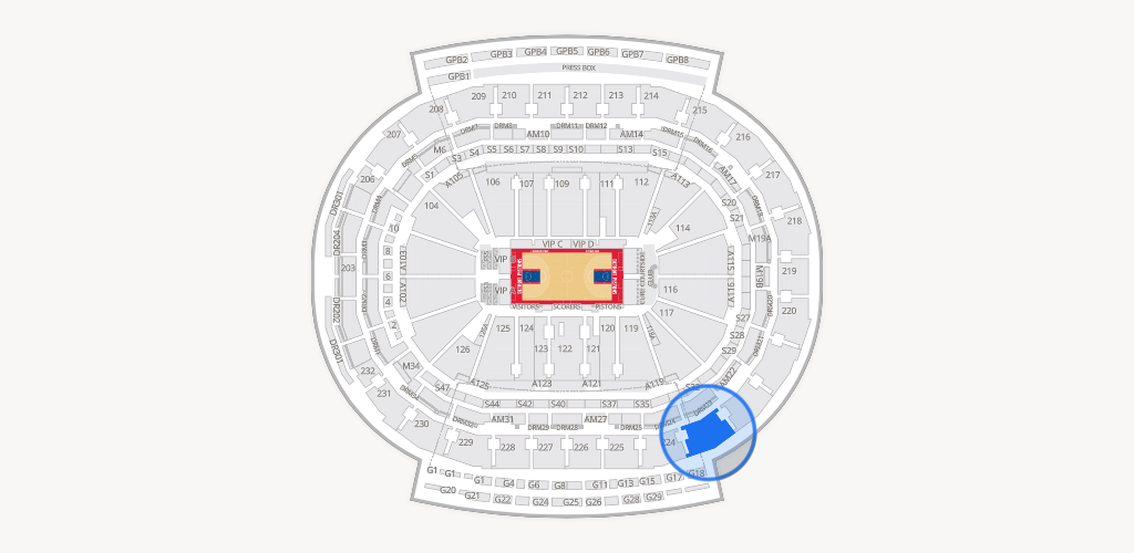 Little Caesars Arena Seating Chart
